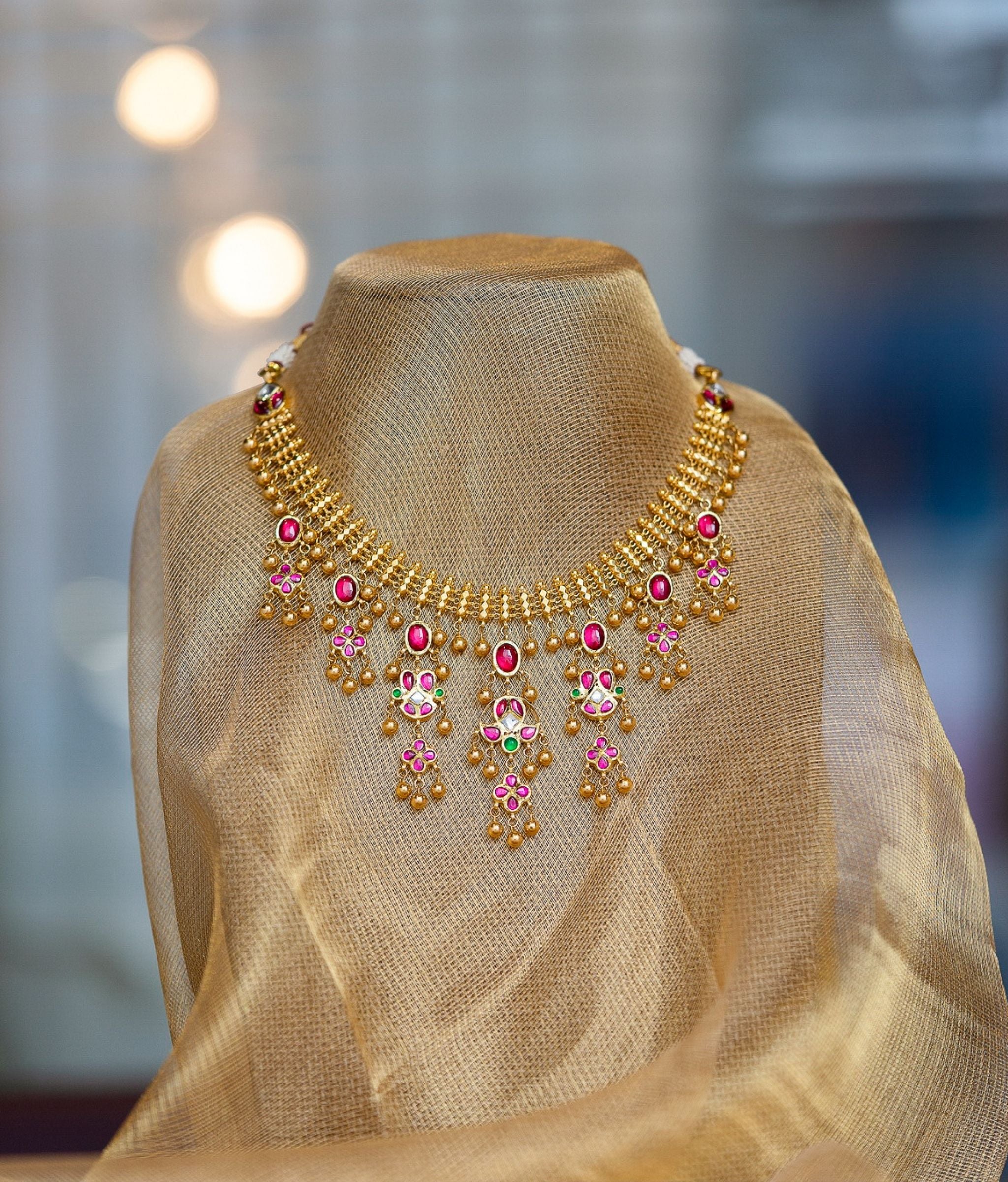 Bridal Necklace Gale Ka Set Gold Price Bridal Gold Choker Simple