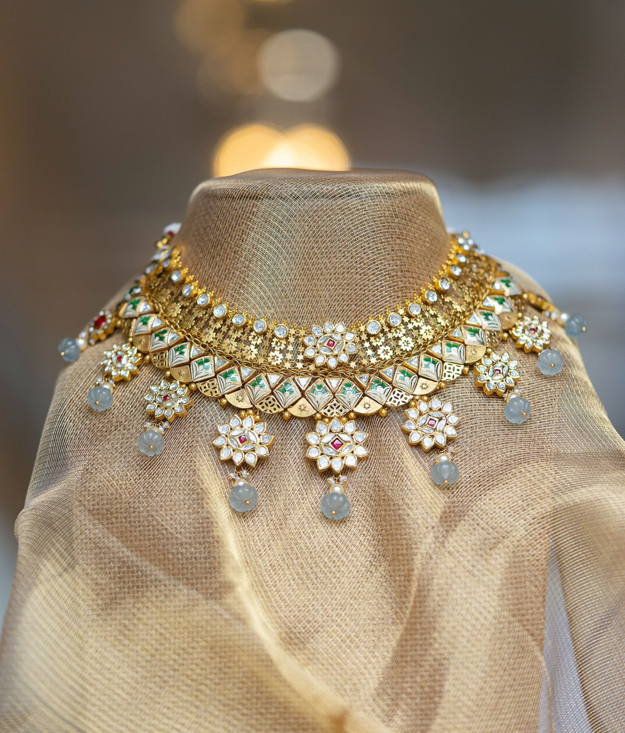Karunya 22K Gold Choker Set