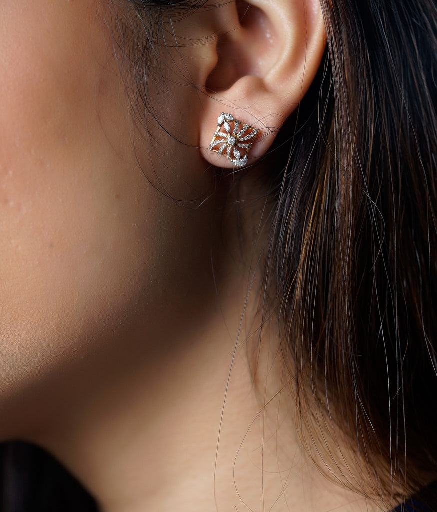 Koel Gold & Diamond Earrings