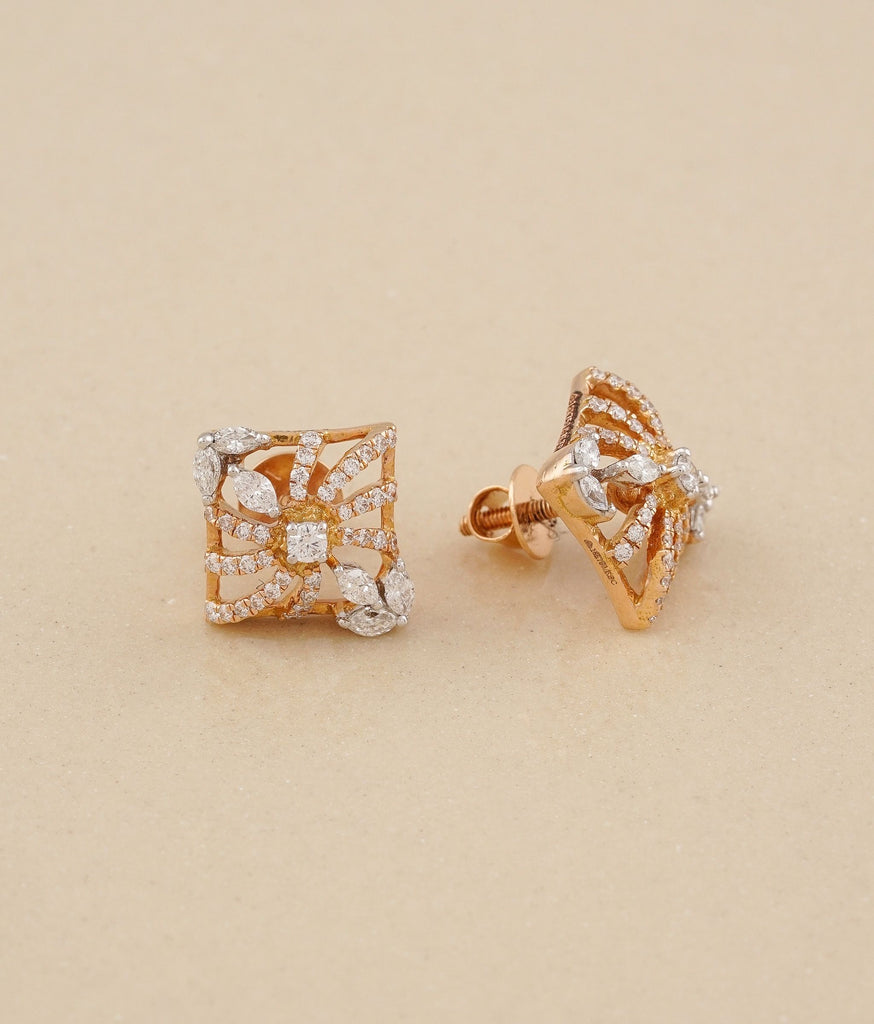 Koel Gold & Diamond Earrings