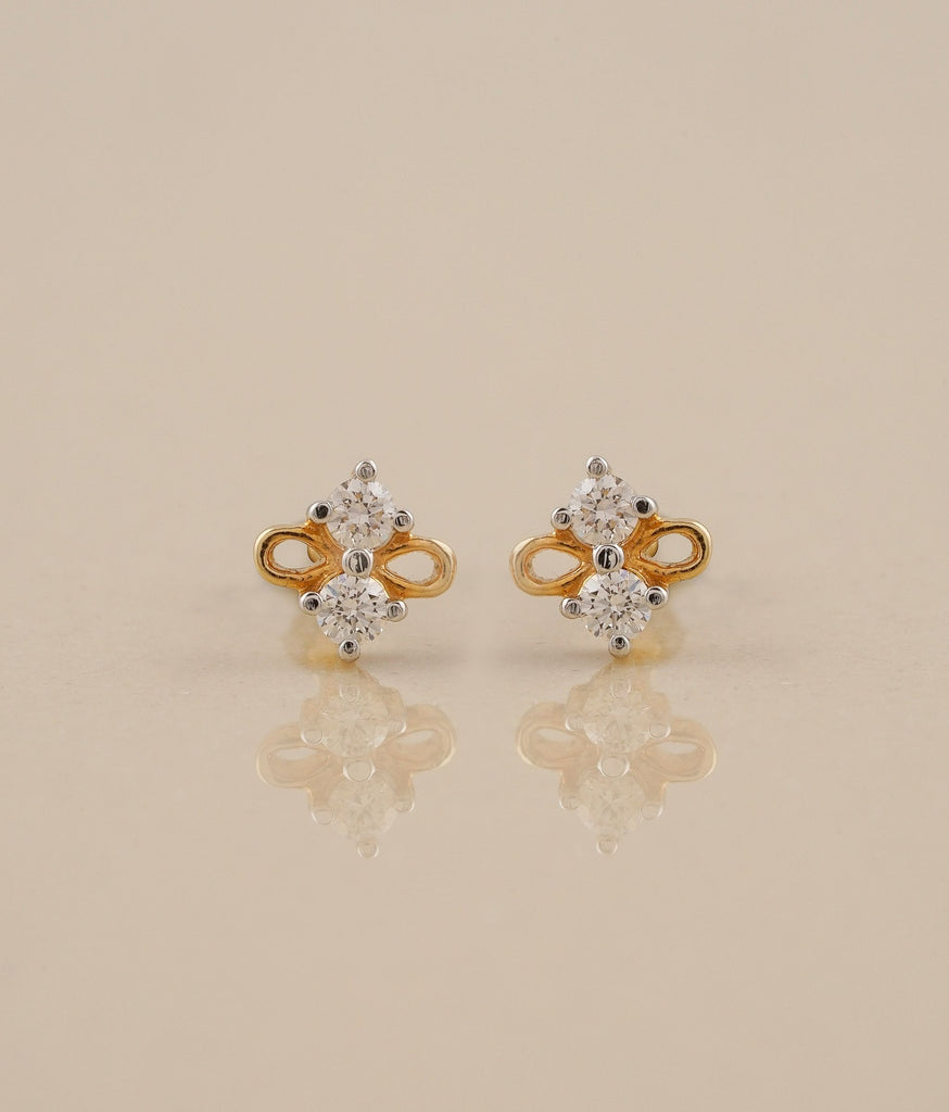 Meera Gold & Diamond Earrings