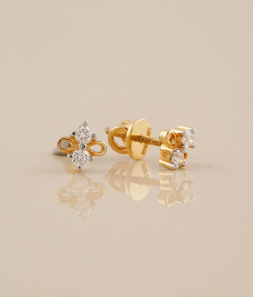 Meera Gold & Diamond Earrings