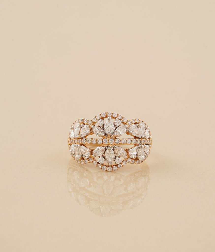 Meha Gold & Diamond Ring