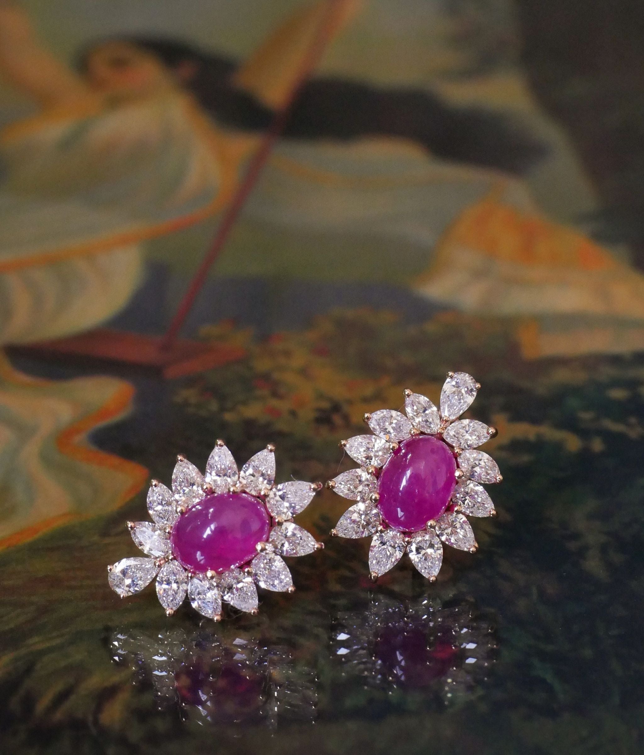 Solitaire Stud Earrings