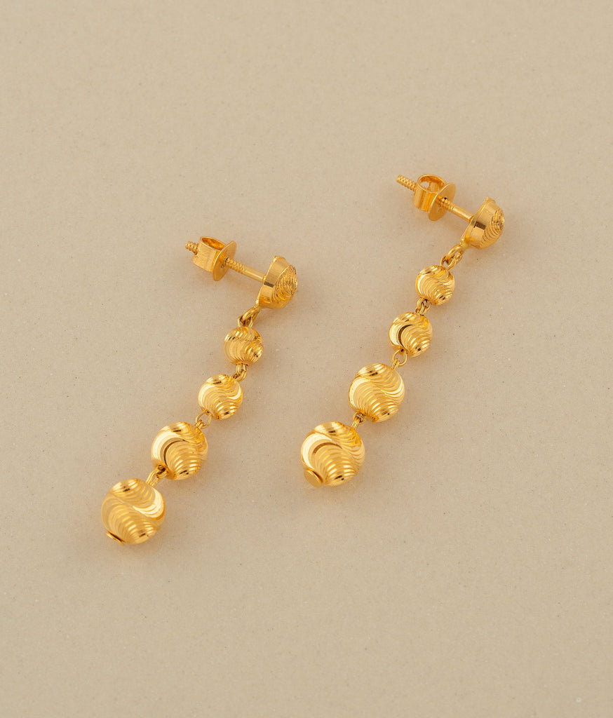 Mira Gold Droplet Earrings