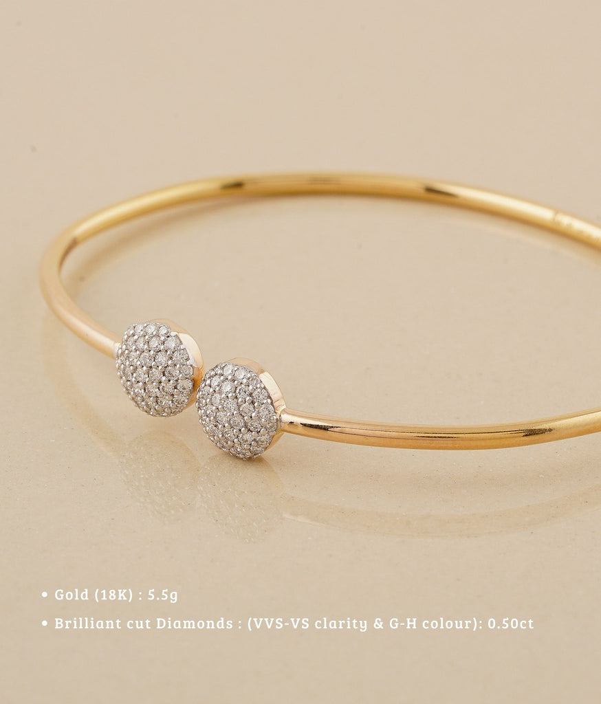 Moonshine 18K Gold Diamond Bracelet