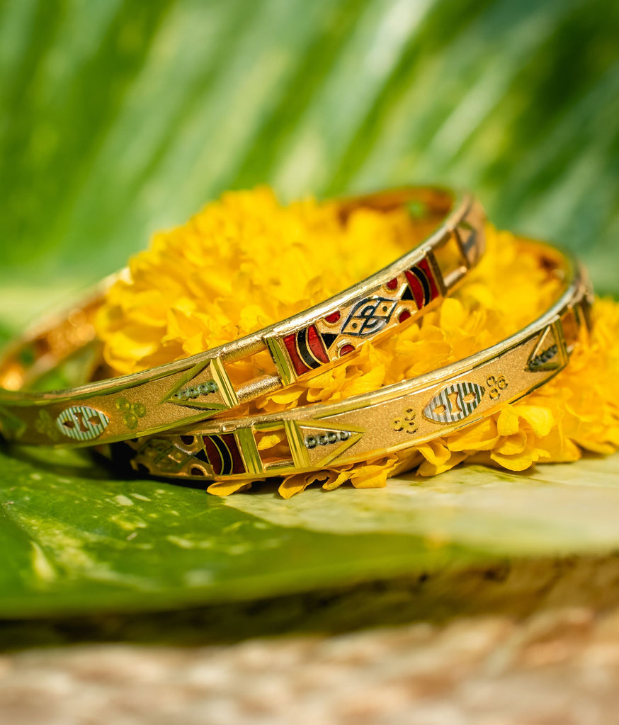 Mukta 22K Gold Bangles