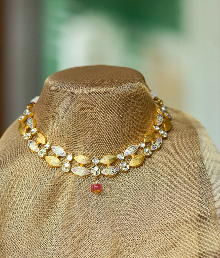 Nadiya 22K Gold Necklace Set