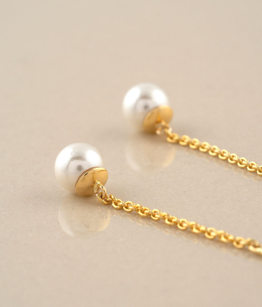 18kt Gold Oceana Pearl Earrings