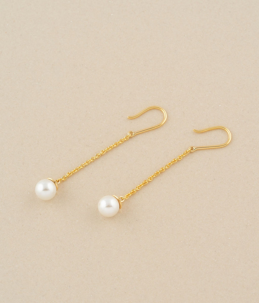 18kt Gold Oceana Pearl Earrings