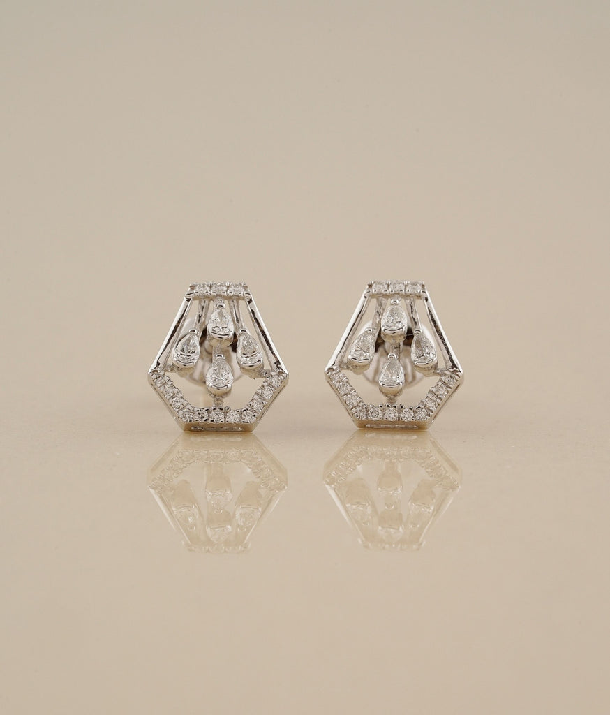 Pehal White Gold & Diamond Earrings 