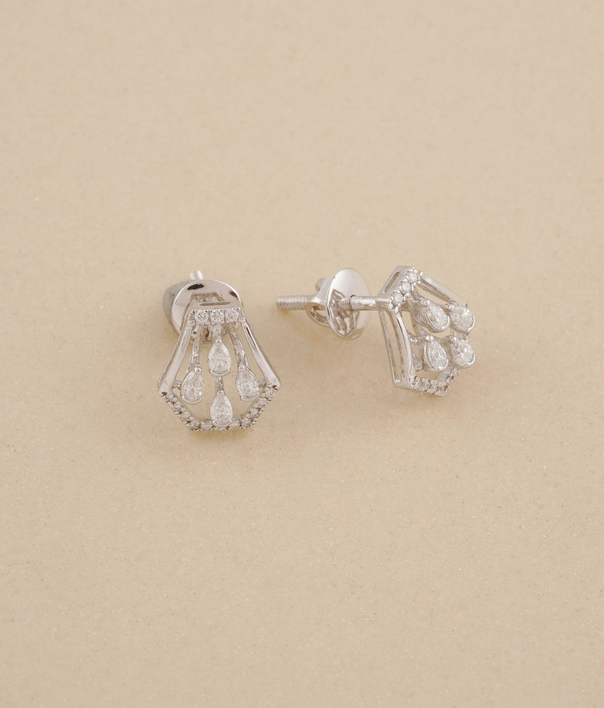 Pehal White Gold & Diamond Earrings 