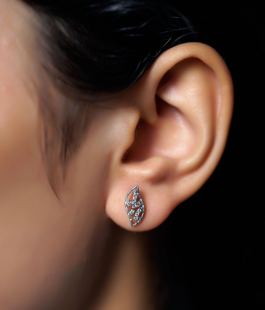 Petal Gold & Diamond Earrings