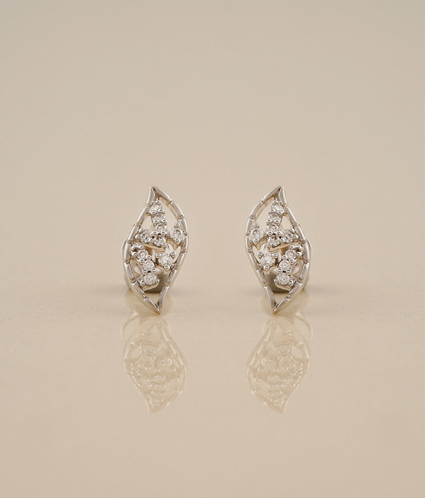 Petal Gold & Diamond Earrings