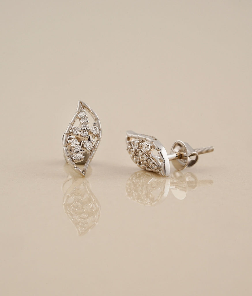 Petal Gold & Diamond Earrings