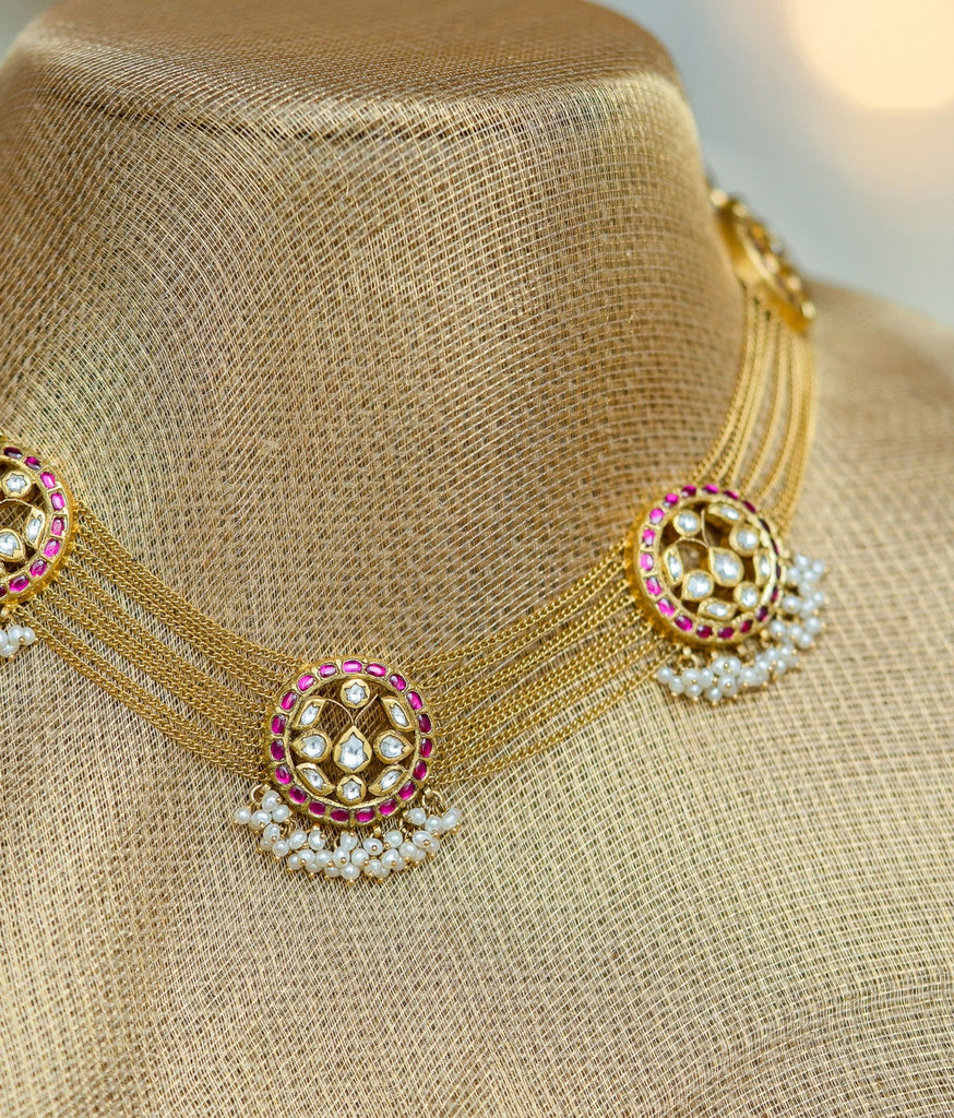 Praniti 22K Gold Necklace Set 