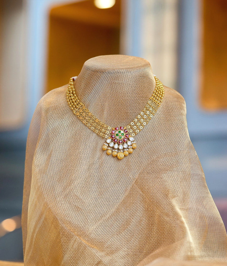 Revathi 22K Gold Necklace Set