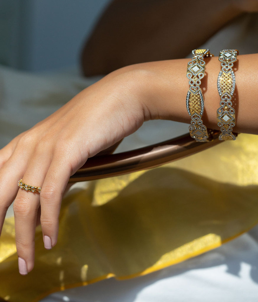 Shakti Gold and Gemstone Bracelet – MOI - Boutique Everyday Luxury
