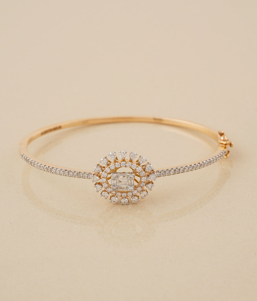 Starburst 18K Gold Diamond Bracelet