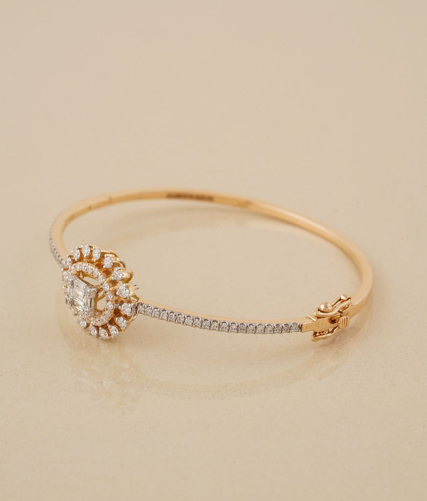 Starburst 18K Gold Diamond Bracelet