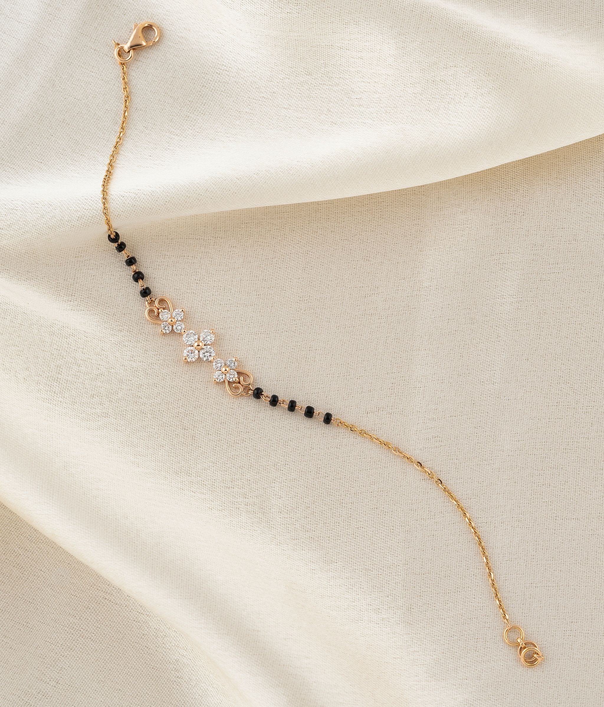 Sutram Gold Mangalsutra Bracelet - Main Image