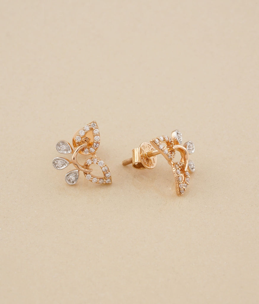 Tara 18k Gold & Diamond Earrings