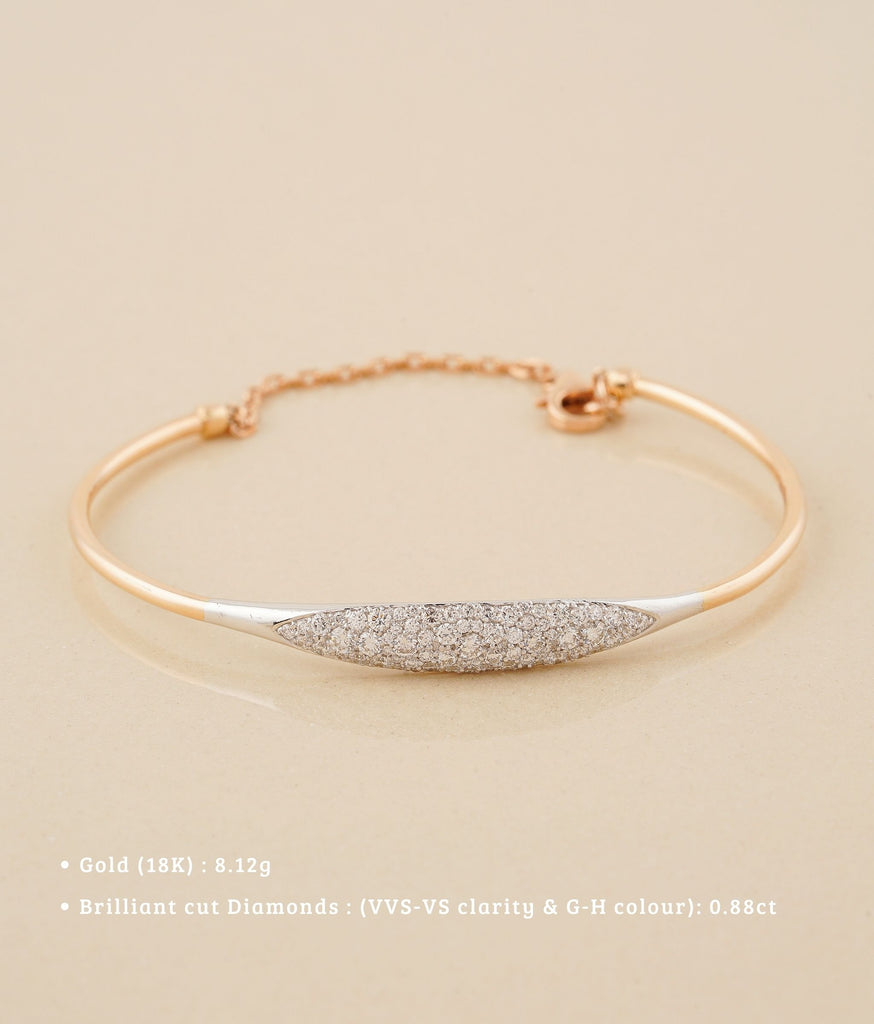 Tarana 18K Gold Diamond Bracelet