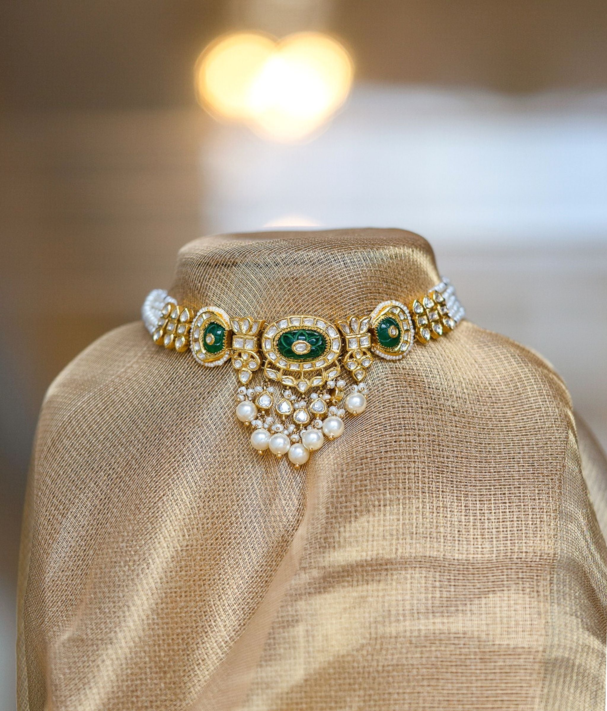 Vaani 22K Gold Choker Set