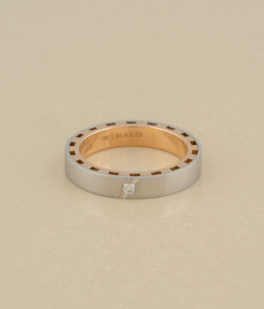 Jaipur Men's Gold & Platinum Ring