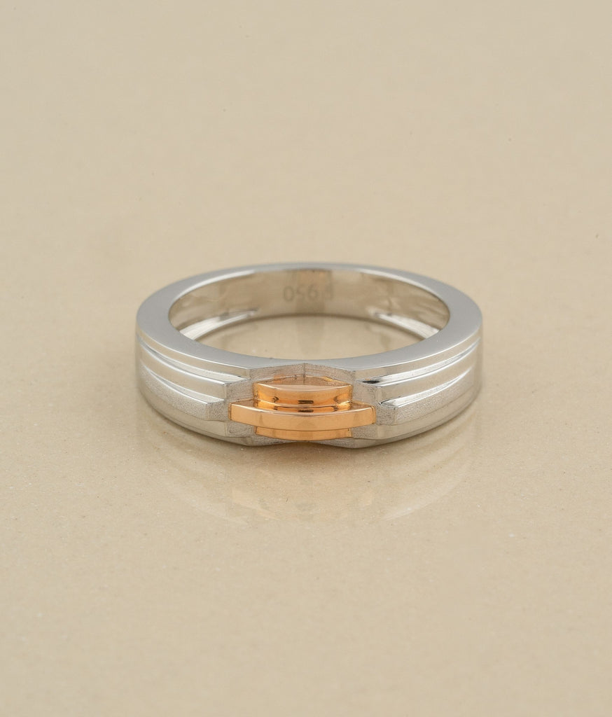 Mars Gold & Platinum Ring For Men