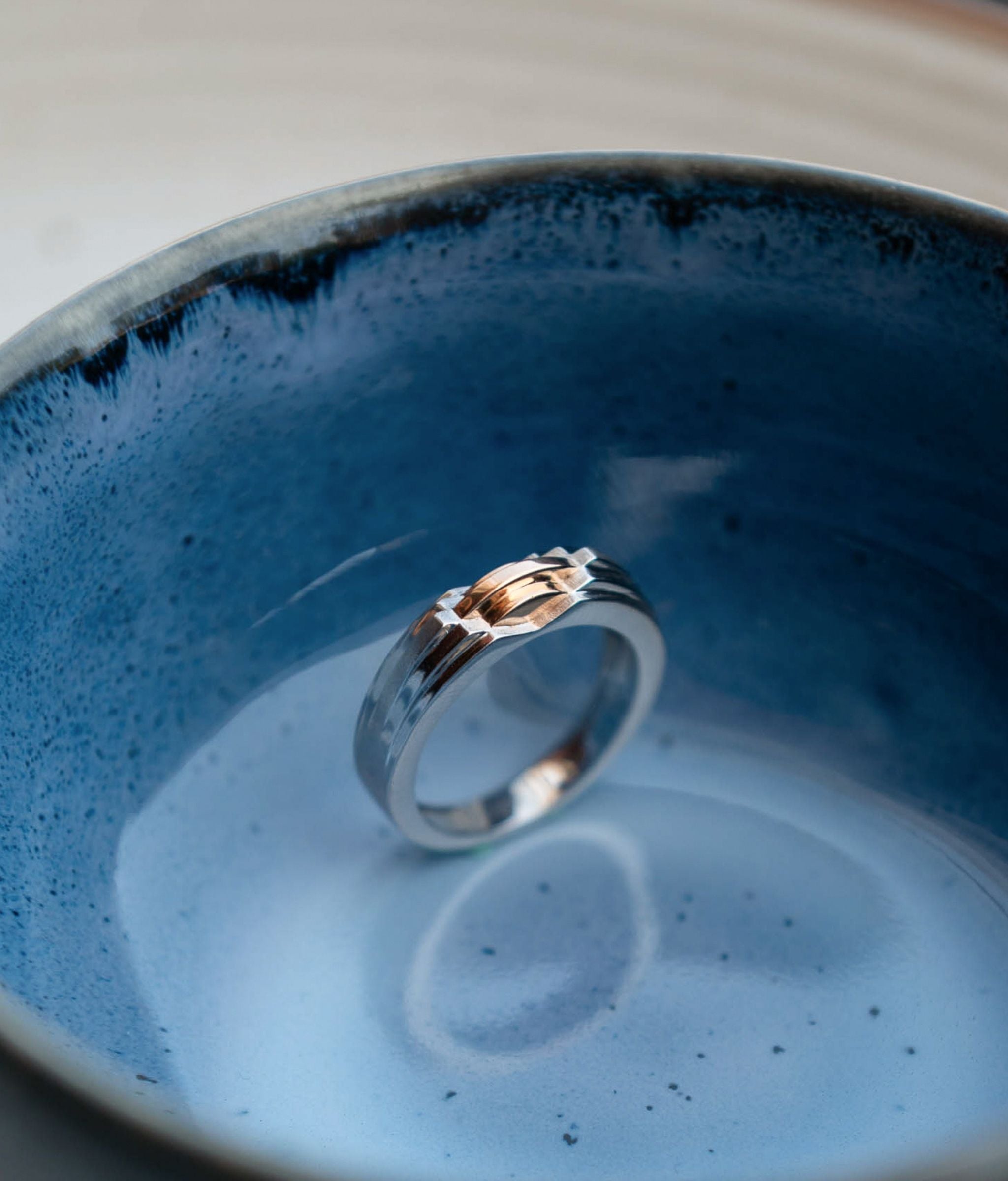 Mars Gold & Platinum Ring For Men