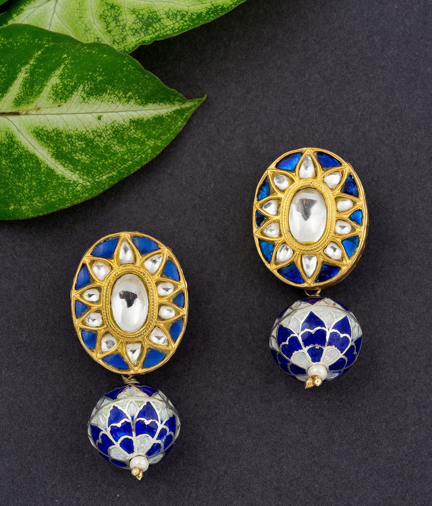 Jaipur Silver Earrings
