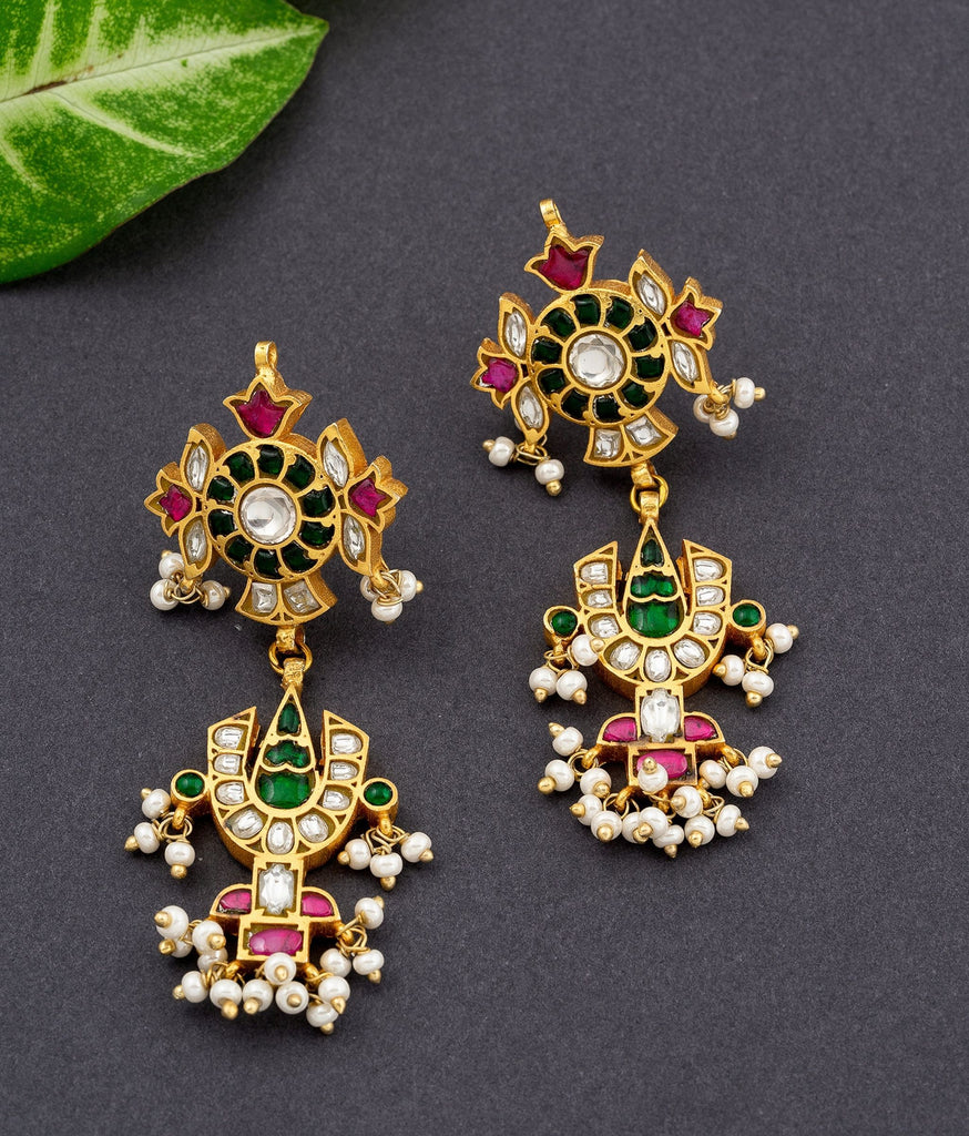 Pavitra Silver Earrings