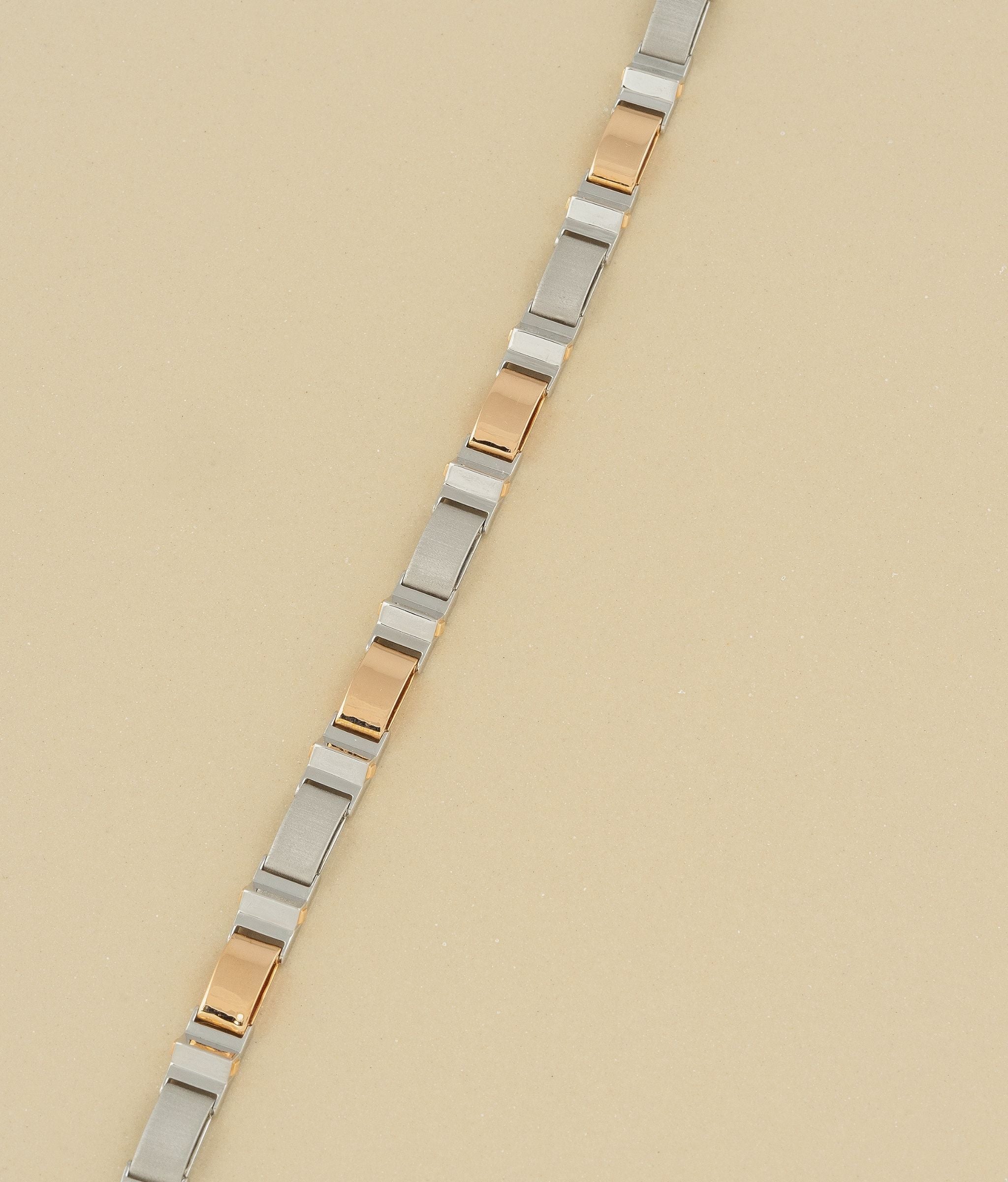 Geometry Gold & Platinum Bracelet For Men